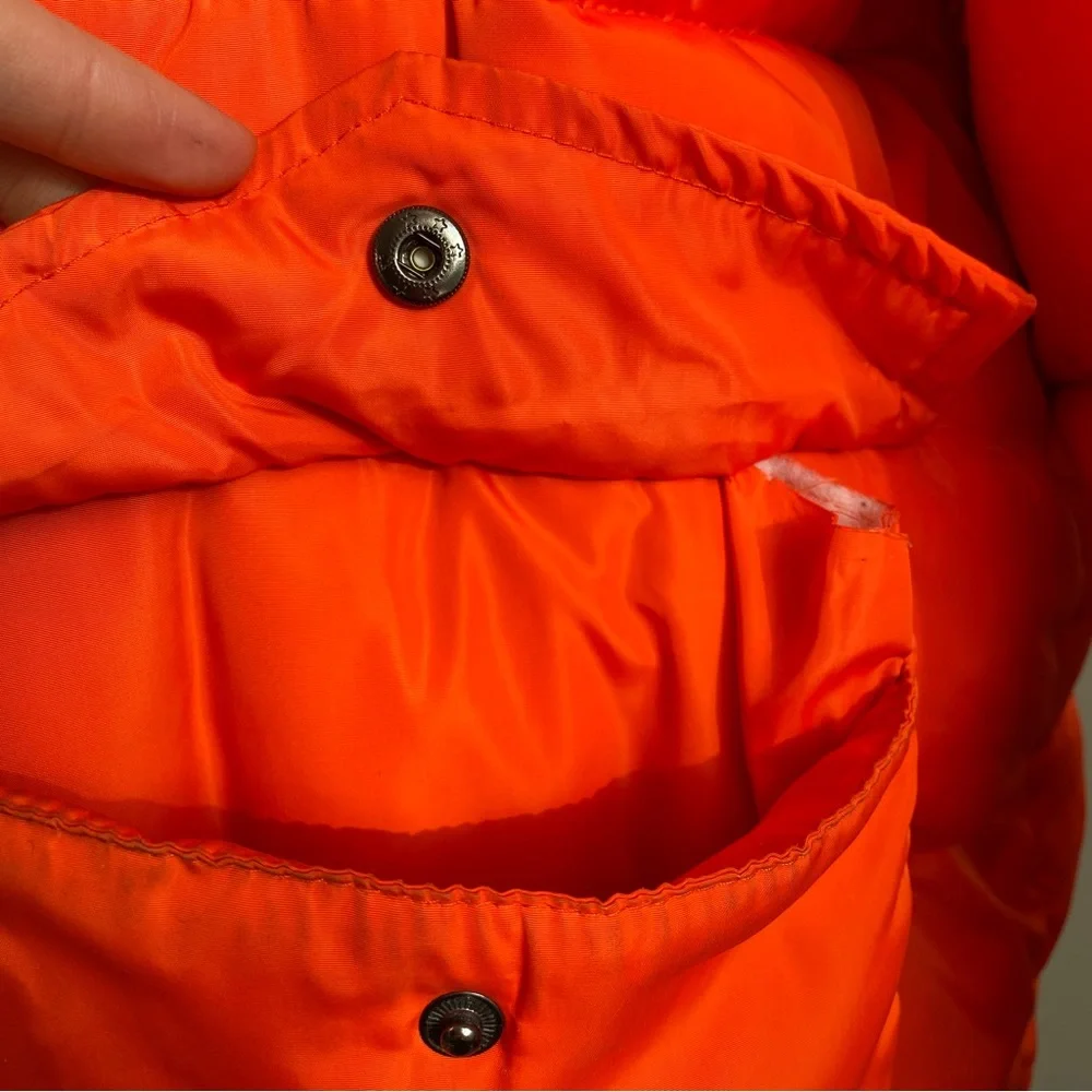ASOS women’s winter jacket in neon Orange size 14 (XL) - Picture 9 of 11